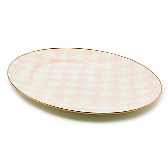 Rosy Check Medium Oval Platter