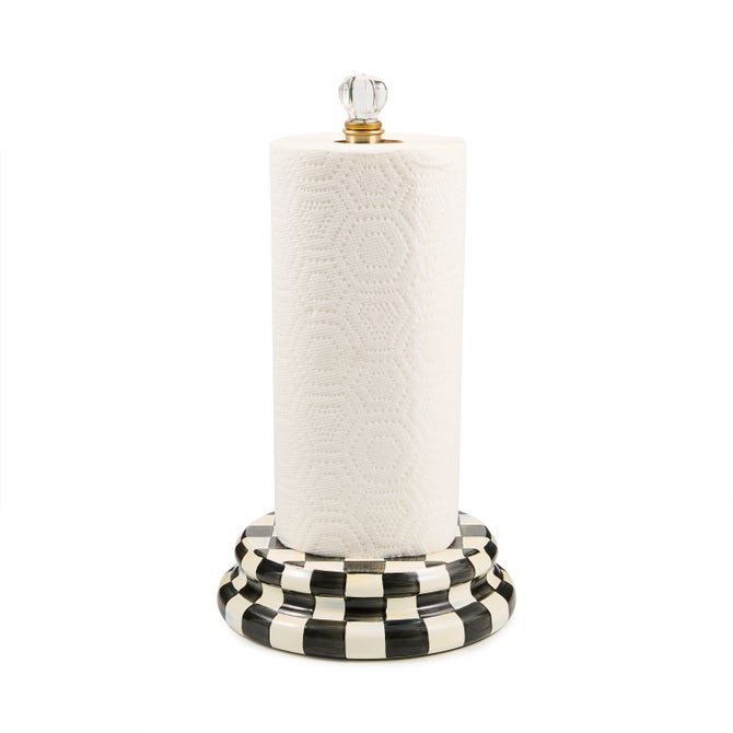 Courtly Check Paper Towel Holder