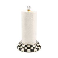 Courtly Check Paper Towel Holder
