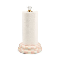 Rosy Check Paper Towel Holder