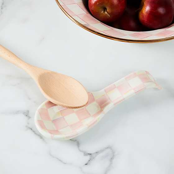 Rosy Check Spoon Rest