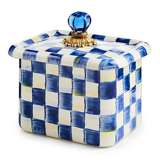 Royal Check Recipe Box