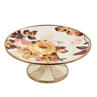 Wild Rose White Mini Pedestal Platter