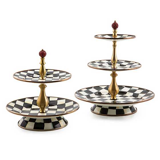 Courtly Check Two Tier Sweet Stand