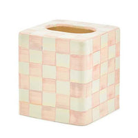 Rosy Check Boutique Tissue Box Cover