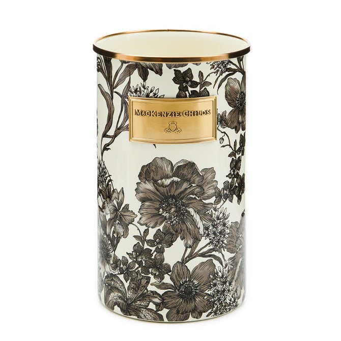 Floral Enamelware Utensil Holder