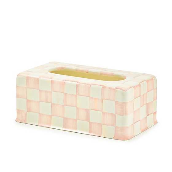 Rosy Check Standard Tissue Box Cover