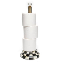 Courtly Check Toilet Tissue Storage