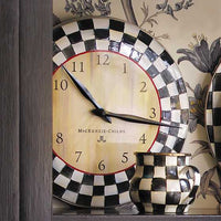 Courtly Check Wall Clock