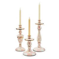 Rosy Check Large Candlestick