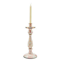 Rosy Check Large Candlestick