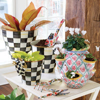 Courtly Check Small Garden Pot