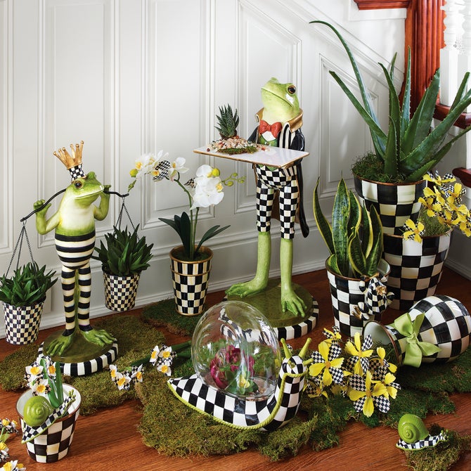 Courtly Check Small Garden Pot