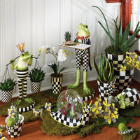 Courtly Check Small Garden Pot