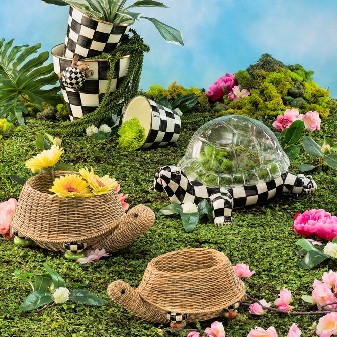 Courtly Check Small Garden Pot