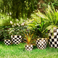 Courtly Check Small Garden Pot