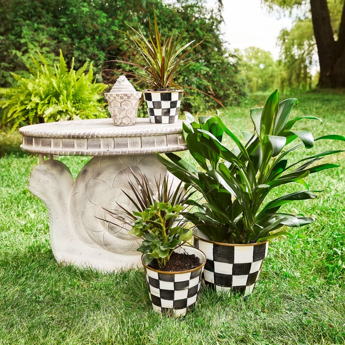 Courtly Check Small Garden Pot