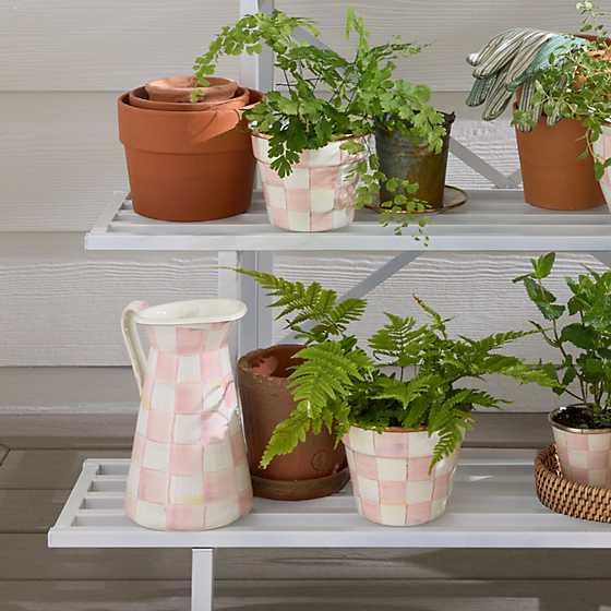 Rosy Check Small Garden Pot