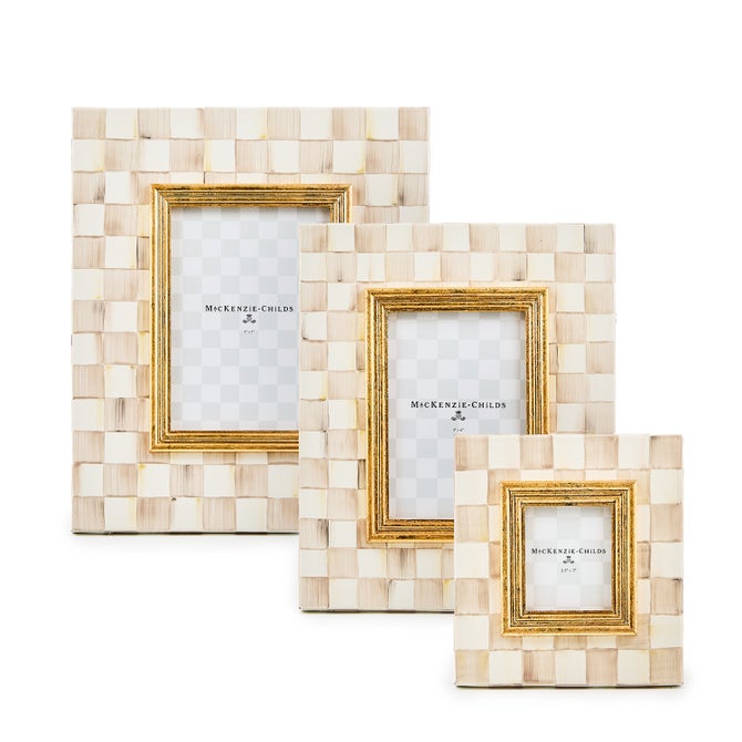 Mocha Check 4" x 6" Frame