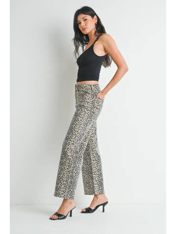Leopard - Hr Vintage Straight Jeans