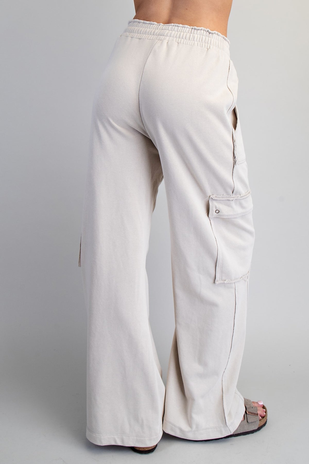 Snow Washed Cargo Sweatpants