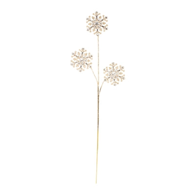 Snowflake Spray 32”H Plastic