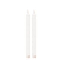 FIA Wick Taper Candle WH (Set of 2) 9.5”H Wax/Plastic