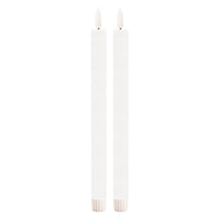 FIA Wick Taper Candle WH (Set of 2) 11”