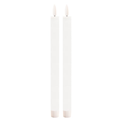 FIA Wick Taper Candle WH (Set of 2) 11”
