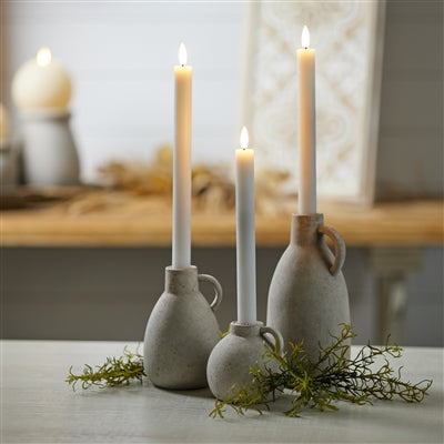 FIA Wick Taper Candle WH (Set of 2) 11”