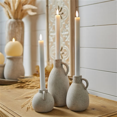 FIA Wick Taper Candle WH (Set of 2) 11”