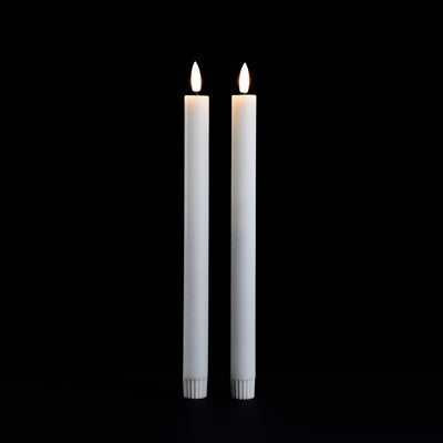 FIA Wick Taper Candle WH (Set of 2) 11”