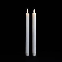 FIA Wick Taper Candle WH (Set of 2) 11”