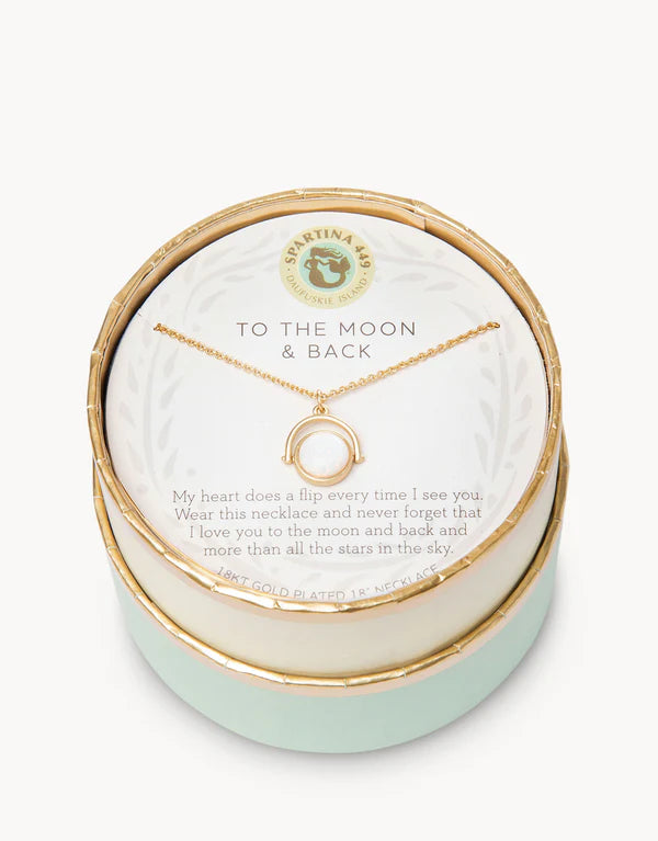 Sea La Vie To The Moon Back Reversible Necklace