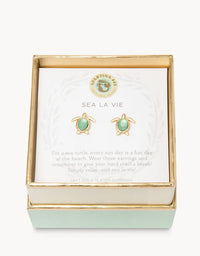 Sea La Vie Stud Earrings Sea La Vie/Sea Turtle