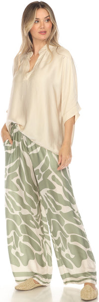 Camo Silk Pajama Bottoms