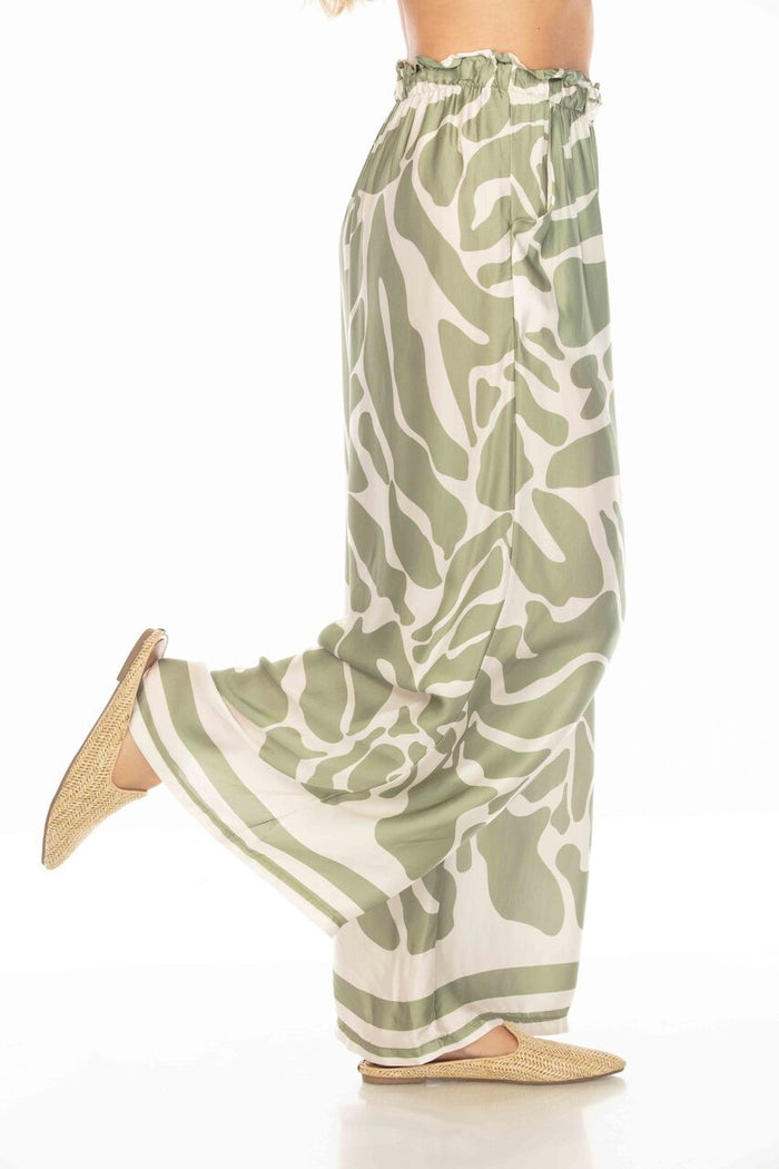 Camo Silk Pajama Bottoms