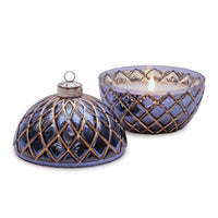 LED Candle Ornament Glass 6 Hr Timer
