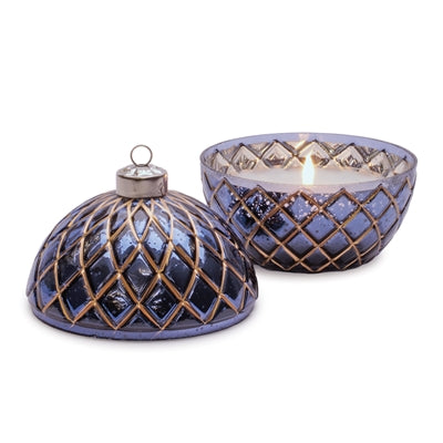 LED Candle Ornament Glass 6 Hr Timer