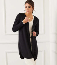 Long Sleeve Shirttail Cardigan