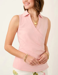Edeline Sleeveless Wrap Top