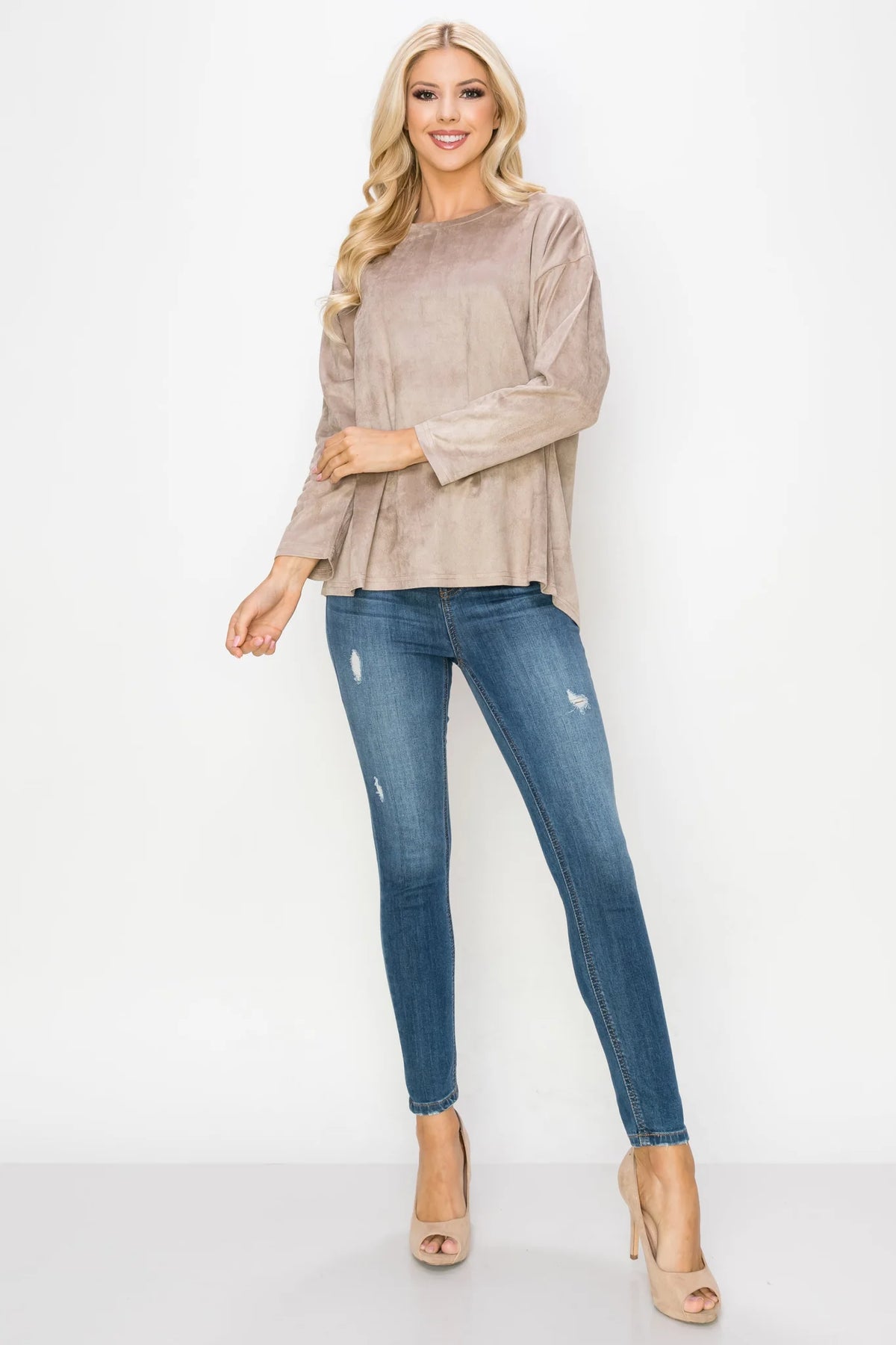 Adi Stretch Suede Top