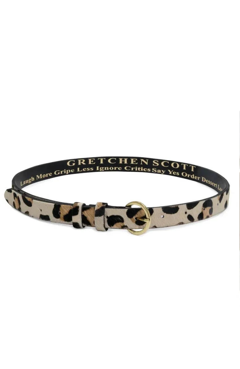 Belted Bliss - Leopard