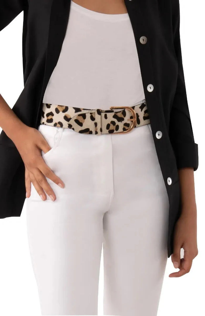 Belted Bliss - Leopard
