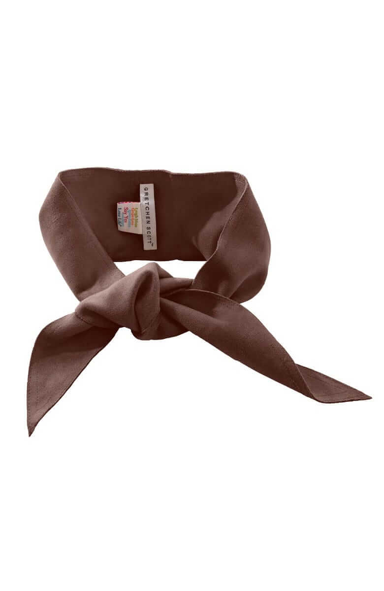 Adjustable Suede Tie Belt