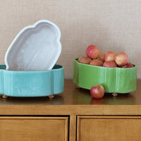 Carol Oval Apple Green Planter