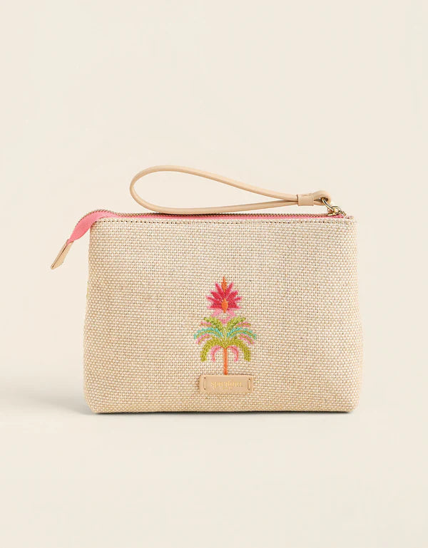 Carina Wristlet Castillo Floral Palms