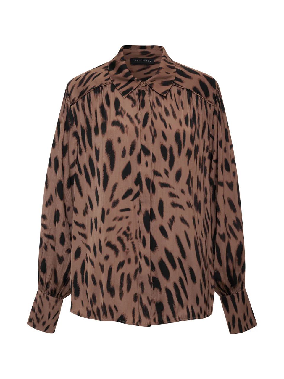 Colette Shirt Mocha Leo