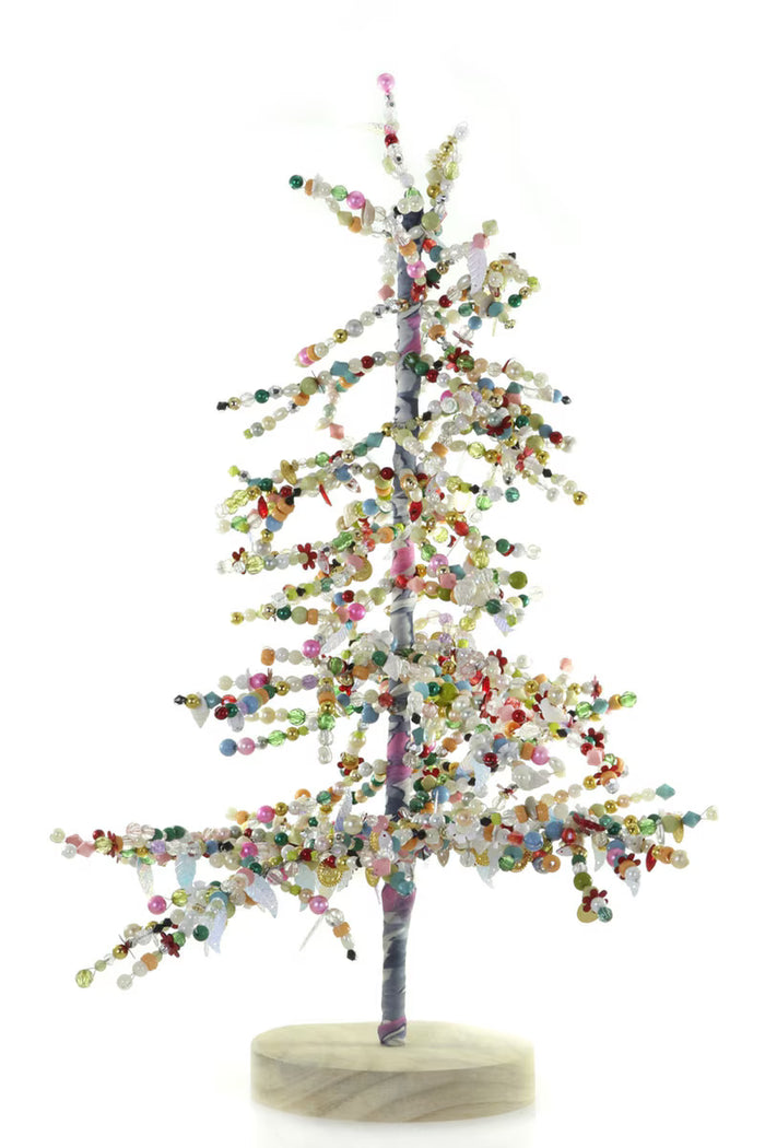 BEADED SEQUIN TREE