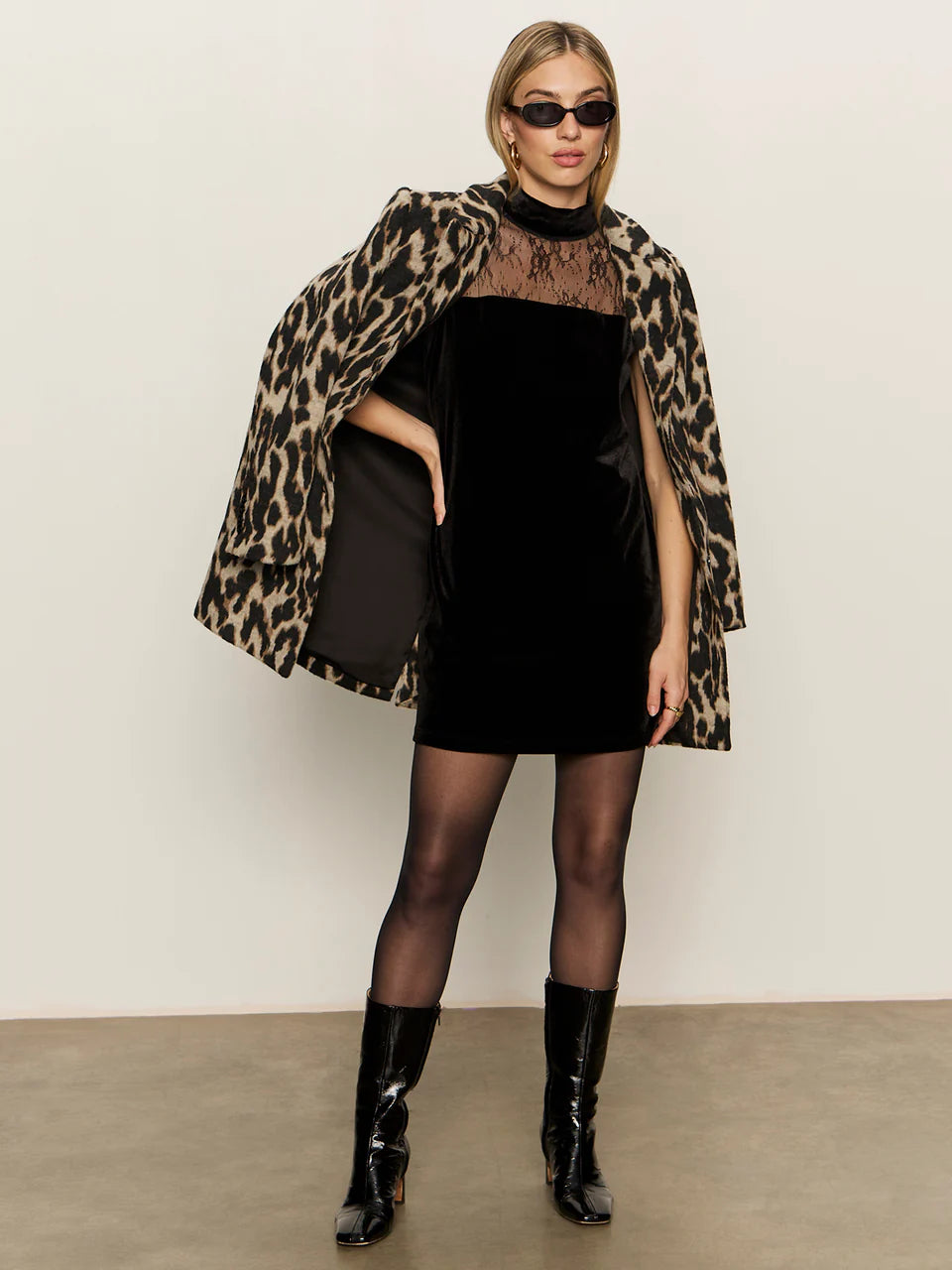 Party Shift Dress Black